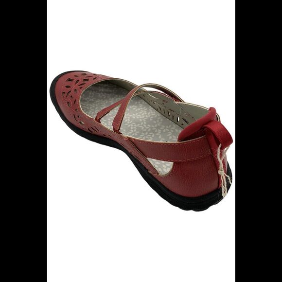 JBU Women's Bellerose Encore Comfort Casual Mary Jane Red - Medium - Picture 3 of 3